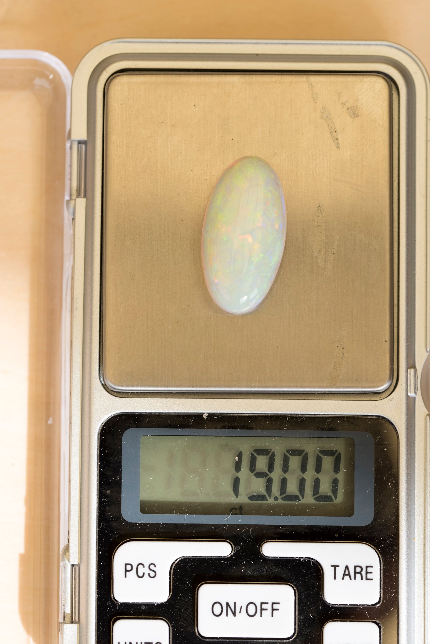 Genuine Australian Opal Loose Stone - Large Fire Opal Gem - Multi Color Natural Stone